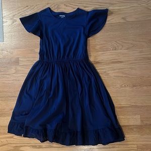 Lands End girls navy dress